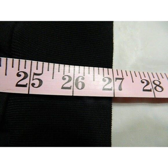 Classics by Palmland Mens Long Sleeve Polo Shirt Size Medium Black Tan & White - Picture 15 of 15